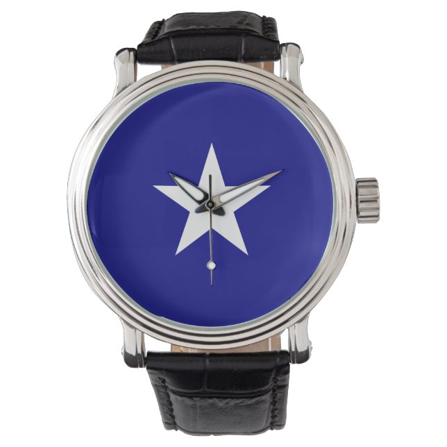Reloj De Pulsera La Bandera Azul Bonnie (Anverso)
