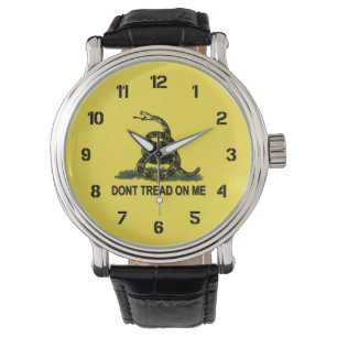 Reloj De Pulsera La bandera de Gadsden no pisa en mí
