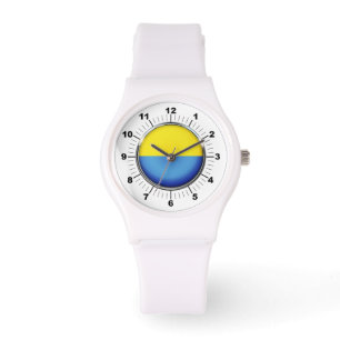 Reloj De Pulsera La bandera de las mujeres de Ucrania muestra espor