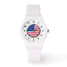Reloj De Pulsera La bandera de los Estados Unidos de Mujeres Sporty