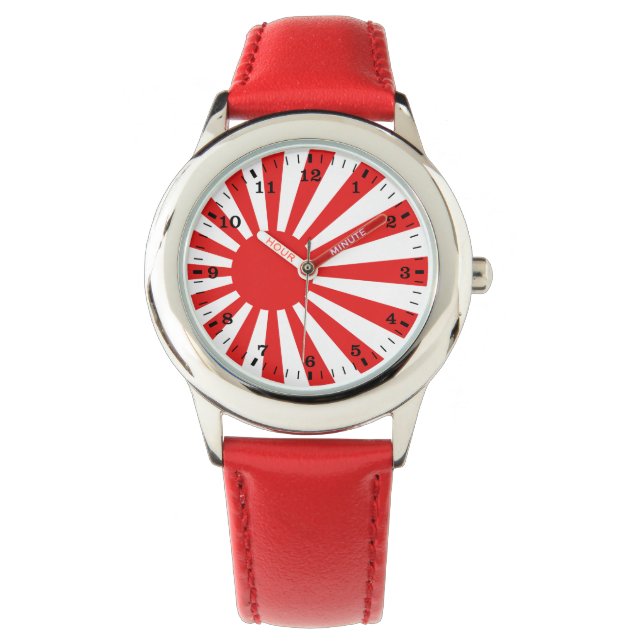 Reloj De Pulsera La bandera del sol naciente (Anverso)