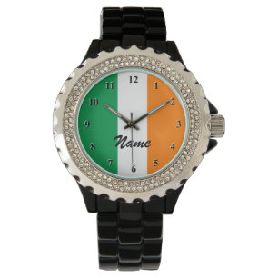 Reloj De Pulsera La bandera irlandesa mira el   Personalizable con