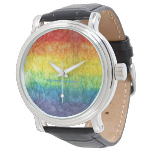 Reloj De Pulsera La bandera teñida con nudos de SlipperyJoe's arcoí