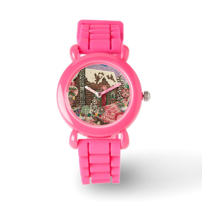 Reloj De Pulsera La cabina de registro de Peppermint (Anverso)