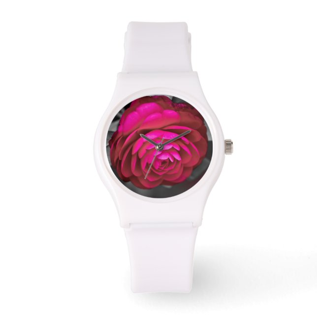 Reloj De Pulsera La camellia rosada (Anverso)