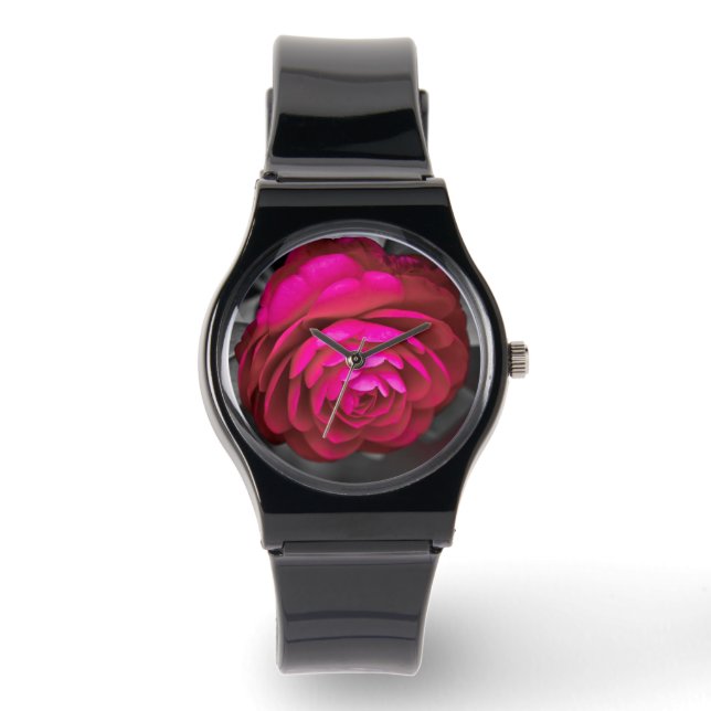 Reloj De Pulsera La camellia rosada (Anverso)