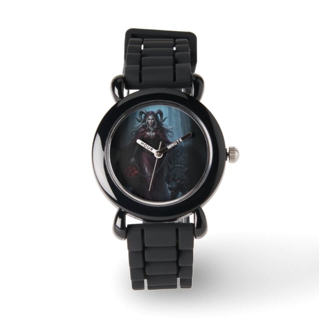 Reloj De Pulsera La Caperucita Roja Oscura (Anverso)