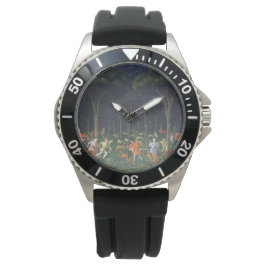 Reloj De Pulsera La caza en el bosque (por Paolo Uccello)