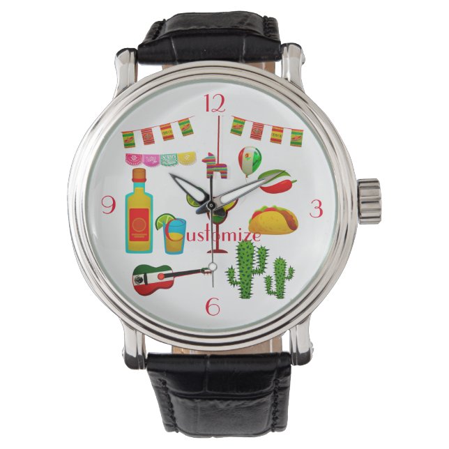 Reloj De Pulsera La celebración de Cinco de Mayo Thunder_Cove (Anverso)