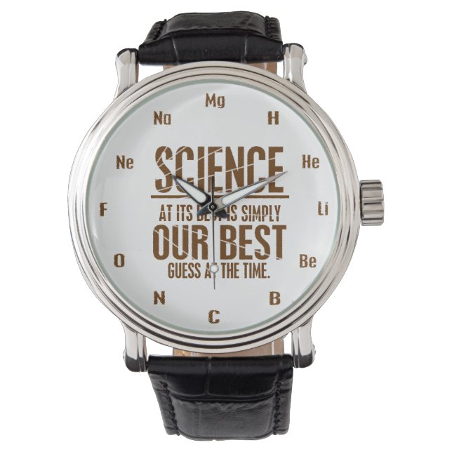 Reloj De Pulsera La ciencia en su mejor momento (Anverso)