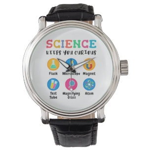 Reloj De Pulsera La ciencia te mantiene curioso