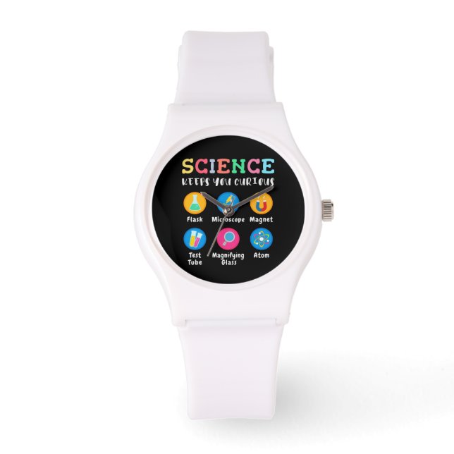 Reloj De Pulsera La ciencia te mantiene curioso (Anverso)