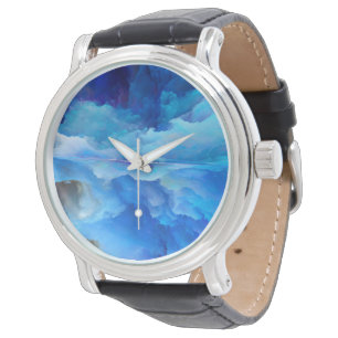 Reloj De Pulsera La colección de arte en la nube de SlipperyJoe es