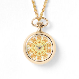 Reloj De Pulsera La correa doble de la mujer geométrica del oro
