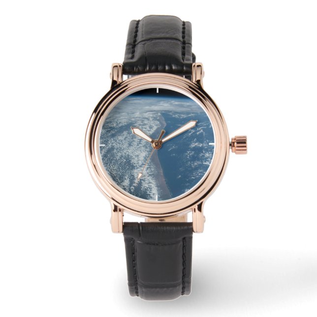 Reloj De Pulsera La Costa Del Océano Índico De Kenia Y Somalia. (Anverso)