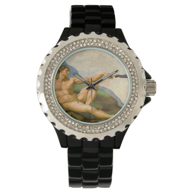 Reloj De Pulsera La Creación De La Parodia De Adam (Anverso)