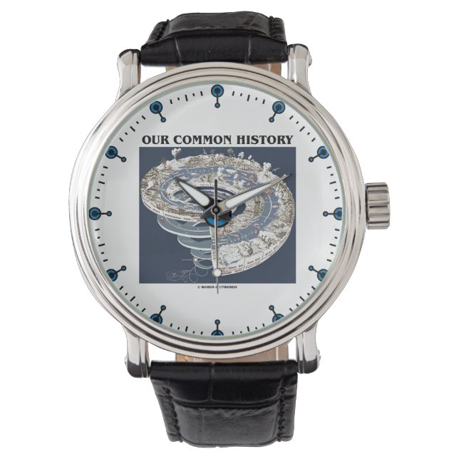 Reloj De Pulsera La cronología geológica de nuestra historia común  (Anverso)