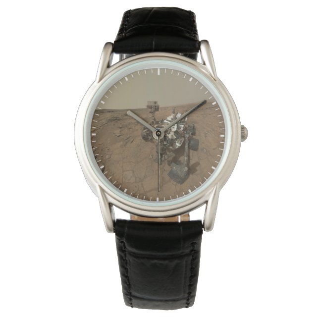 Reloj De Pulsera La Curiosidad Corre Sobre La Superficie De Marte. (Anverso)