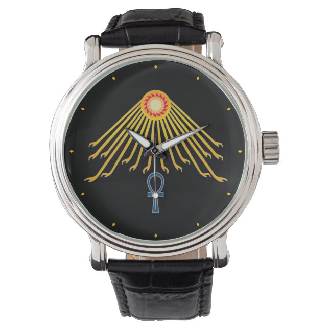 Reloj De Pulsera La deidad entre Aten y Egipto (Anverso)