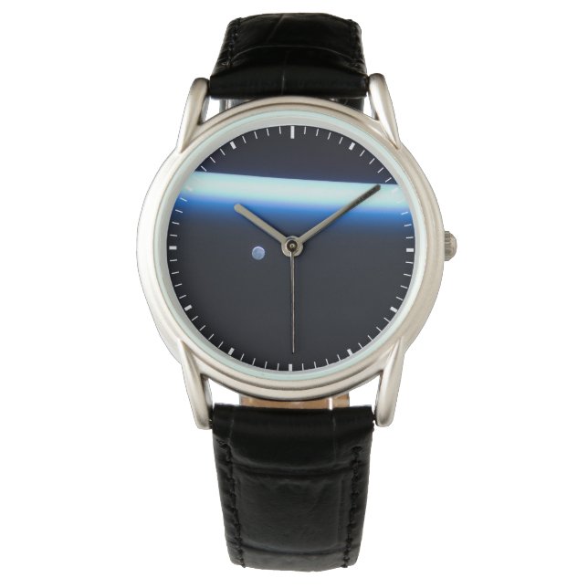 Reloj De Pulsera La delgada línea de la atmósfera de la Tierra y un (Anverso)