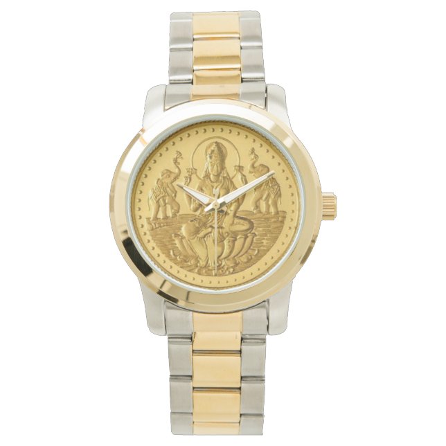 Reloj De Pulsera La diosa de Lakshmi de Wealth Watch (Anverso)