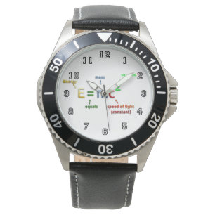 Reloj De Pulsera La equivalencia energética masiva de Einstein