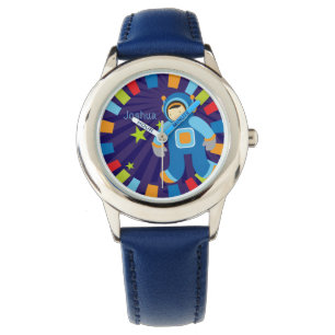 Reloj De Pulsera La era del espacio personalizado feliz cumpleaños