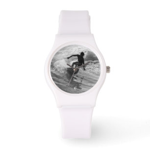 Reloj De Pulsera La Escala De Grises De Onda