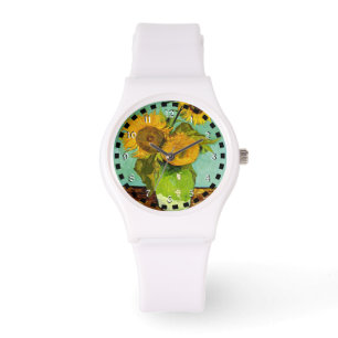 Reloj De Pulsera La famosa pintura de Van Gogh, los girasoles,
