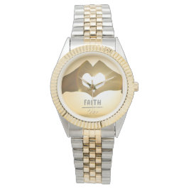 RELOJ DE PULSERA LA FE SOBRE EL MIEDO