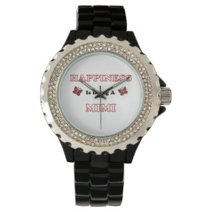 Reloj De Pulsera La felicidad está siendo A Mimi