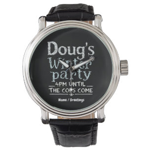 Reloj De Pulsera La fiesta de invierno de Doug, 15 de febrero, 4PM 