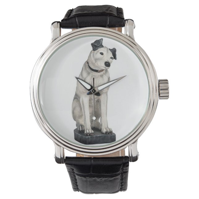 Reloj De Pulsera La firma de la voz de su maestro Nipper The Dog (Anverso)