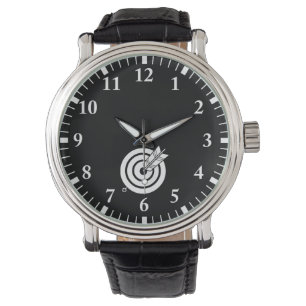 Reloj De Pulsera La flecha dio en un objetivo circular