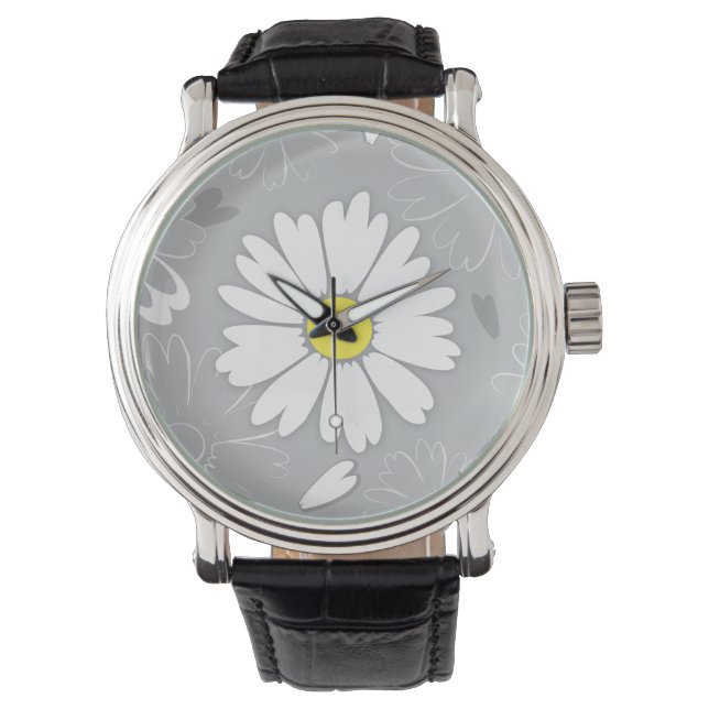 Reloj De Pulsera La flor de margarita de Eilin (Anverso)