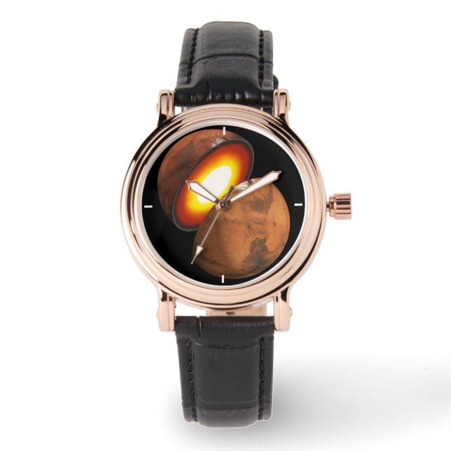 Reloj De Pulsera La Formación De Cuerpos Rocosos En El Sistema Sola (Anverso)