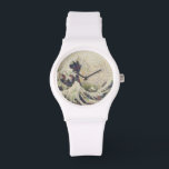 Reloj De Pulsera La Gran Ola De Honeydew Melon Bella Artes Spoof<br><div class="desc">La Gran Oleada de Honeydew Melon Bella Artes Spoof es una pintura acrílica después de una famosa obra de arte. La imagen icónica está hecha de una descomposición de frutas y verduras. Arte mural y decoración ideales para los amantes de la comida, los restaurantes veganos y los restaurantes vegetarianos. El...</div>
