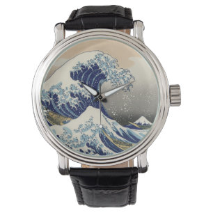 Reloj De Pulsera La gran ola de Kanagawa Hokusai