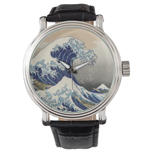 Reloj De Pulsera La gran ola de Kanagawa Hokusai (Anverso)