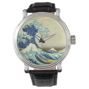 Reloj De Pulsera "La gran onda de Kanagawa "