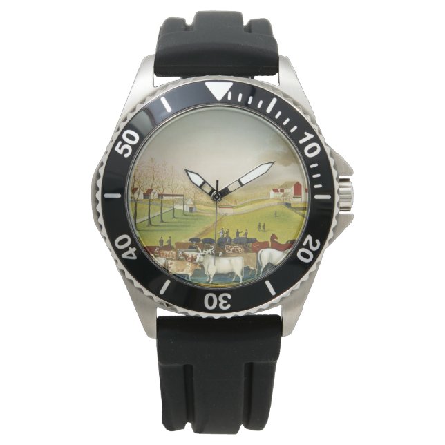 Reloj De Pulsera La granja Cornell (Pennsylvania Landscape) (Anverso)