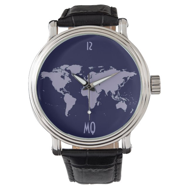 Reloj De Pulsera la hora mundial (Anverso)