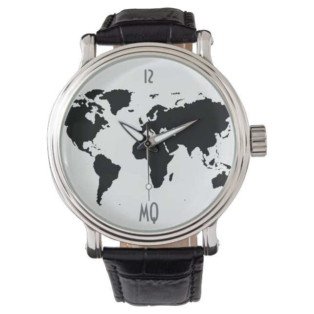 Reloj De Pulsera la hora mundial (Anverso)
