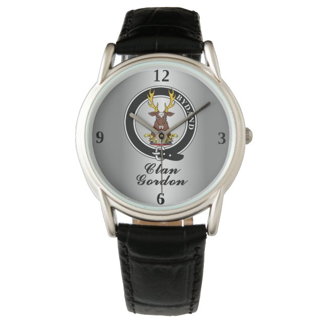 Reloj De Pulsera La insignia de Gordon Clan Personalizada (Anverso)