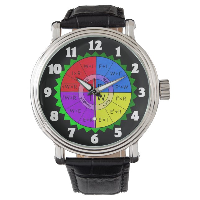 RELOJ DE PULSERA LA LEY DE LA OHM (Anverso)