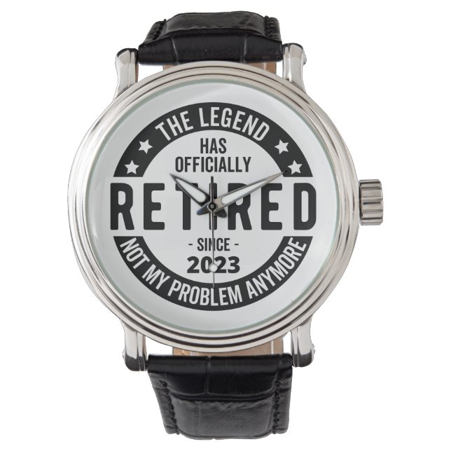 Reloj De Pulsera La Leyenda Se Ha Retirado Oficialmente, Retirada 2 (Anverso)