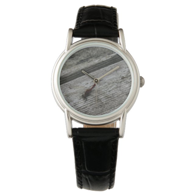 Reloj De Pulsera La libélula roja (Anverso)