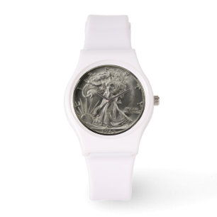 Reloj De Pulsera La libertad caminante medio dólar vigilancia