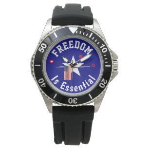 Reloj De Pulsera La libertad es vigilancia esencial