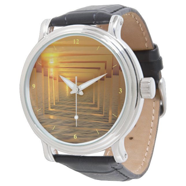Reloj De Pulsera La locura del atardecer (Angular)